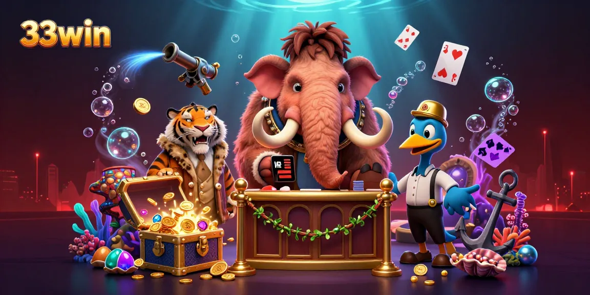 Experience the thrilling world of 33win with a bouncer, VIP guest, and doorman at this vibrant casino.