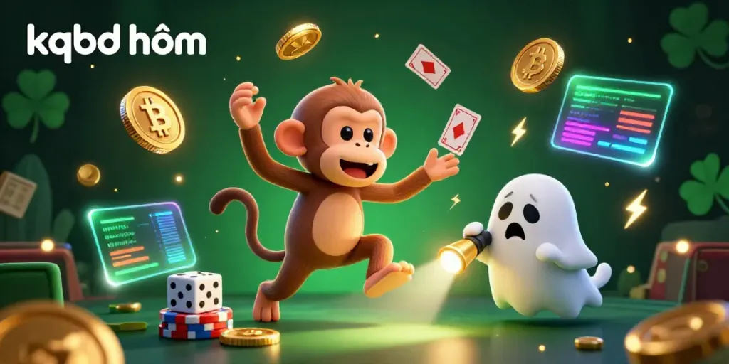 Experience thrilling excitement as kqbd hôm features a playful ghost and dog exploring a haunted casino.