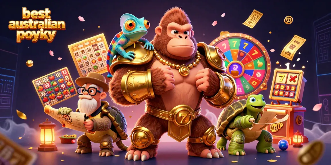 Engage with the best australian payid pokies in this vibrant 3D casino scene featuring dynamic characters and elements.