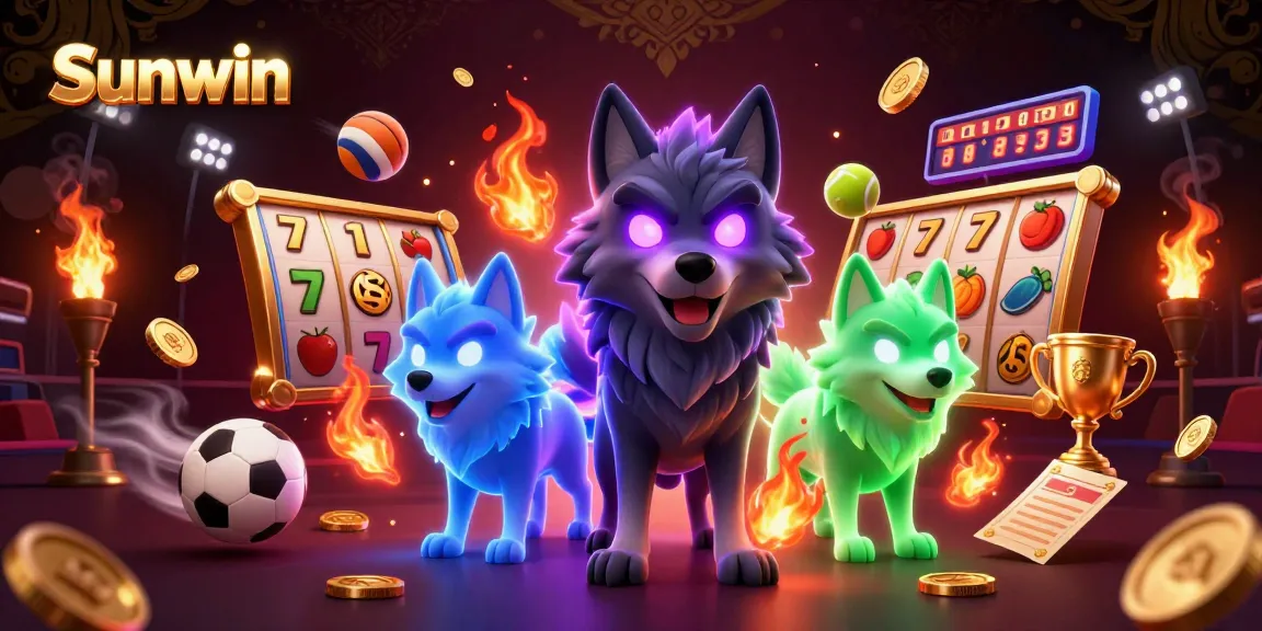 Engage in thrilling gameplay at Sunwin with dynamic slot machines and vibrant gaming elements.
