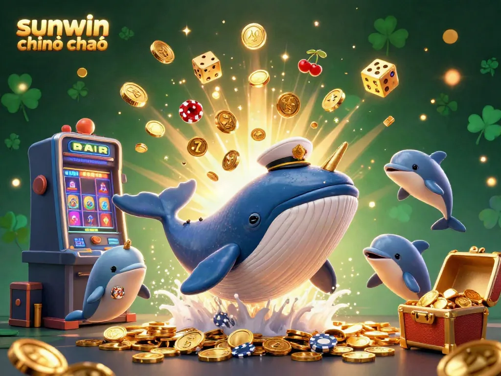 Experience thrilling gaming at sunwin chính chủ with a rich scene of vibrant characters and casino elements.